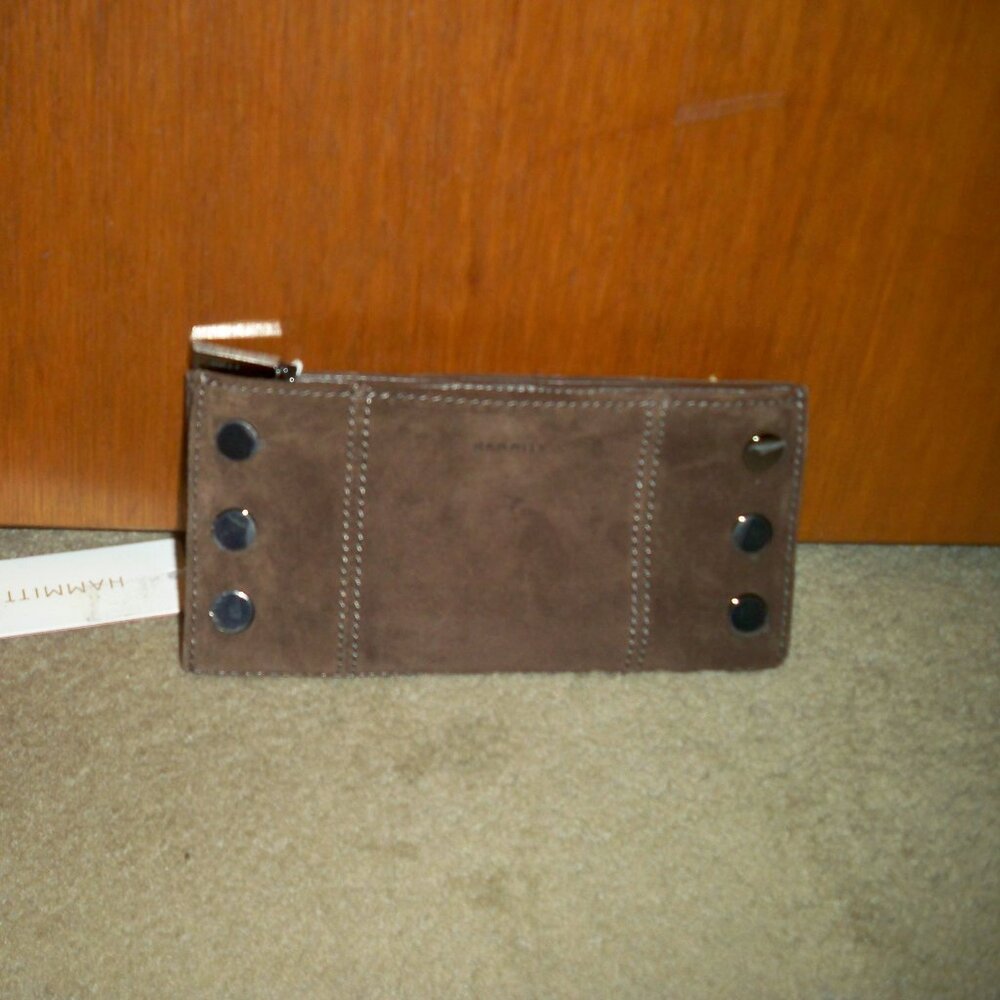 Hammitt 110 North​/​South Expresso Suede Wallet, NWT!!  $245